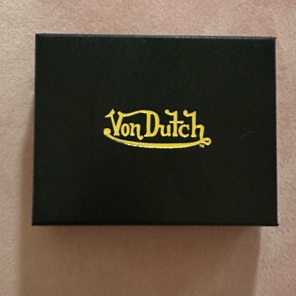 VON DUTCH NWT ~ Black Onyx Reflective Wallet - Picture 3 of 7